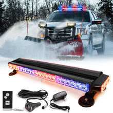 Load image into Gallery viewer, Wireless Rechargeable Battery 26&quot; LED Rooftop Double Side Strobe Light Bar
