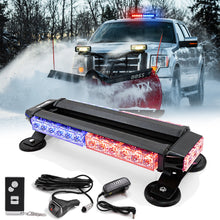 Load image into Gallery viewer, Wireless Rechargeable Battery 14.5&quot; LED Rooftop Double Side Strobe Light Bar
