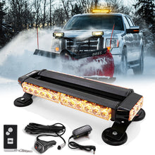 Load image into Gallery viewer, Wireless Rechargeable Battery 14.5&quot; LED Rooftop Double Side Strobe Light Bar
