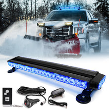 Load image into Gallery viewer, Wireless Rechargeable Battery 26&quot; LED Rooftop Double Side Strobe Light Bar
