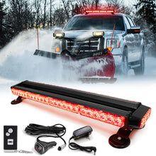 Load image into Gallery viewer, Wireless Rechargeable Battery 26&quot; LED Rooftop Double Side Strobe Light Bar
