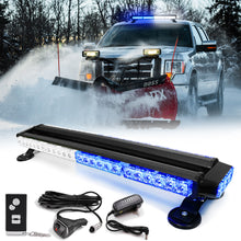 Load image into Gallery viewer, Wireless Rechargeable Battery 26&quot; LED Rooftop Double Side Strobe Light Bar
