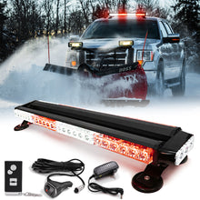 Load image into Gallery viewer, Wireless Rechargeable Battery 26&quot; LED Rooftop Double Side Strobe Light Bar
