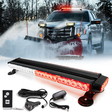 Load image into Gallery viewer, Wireless Rechargeable Battery 26&quot; LED Rooftop Double Side Strobe Light Bar
