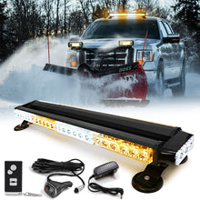 Load image into Gallery viewer, Wireless Rechargeable Battery 26&quot; LED Rooftop Double Side Strobe Light Bar
