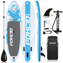 Load image into Gallery viewer, Speed Blue 9&#39;6 Inflatable Paddle Board By FOXCID 2022
