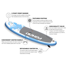 Load image into Gallery viewer, Speed Blue 9&#39;6 Inflatable Paddle Board By FOXCID 2022
