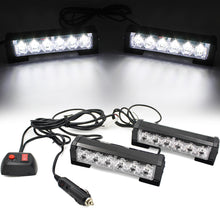 Load image into Gallery viewer, 2 X 6 LED Traffic Advisor Rooftop Light Bars
