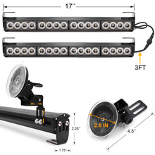 Load image into Gallery viewer, Dual 17&quot; Traffic Advisor Light Bar with Digital Display Controller
