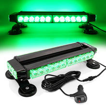 Load image into Gallery viewer, 30 LED 14.5&quot; Double Side Roof Top Strobe Light Bar with Magnetic Base
