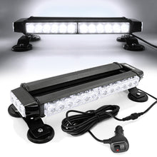 Load image into Gallery viewer, 30 LED 14.5&quot; Double Side Roof Top Strobe Light Bar with Magnetic Base
