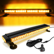 Load image into Gallery viewer, 54 LED 26&quot; Double Side Roof Top Strobe Light Bar with Magnetic Base
