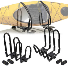 Load image into Gallery viewer, Upgrade Folding Kayak Roof Carrier Rack J-Style
