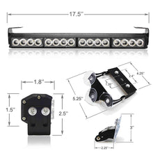 Load image into Gallery viewer, 16 LED 18&quot; Traffic Advisor Light Bar With Brackets
