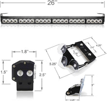 Load image into Gallery viewer, 24 LED 26&quot; Traffic Advisor Light Bar With Brackets
