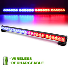 Load image into Gallery viewer, Wireless Battery 24 LED Traffic Advisor Strobe Light Bar
