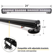 Load image into Gallery viewer, Wireless Battery 24 LED Traffic Advisor Strobe Light Bar
