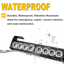 Load image into Gallery viewer, 32 LED 34&quot; Traffic Advisor Light Bar With Brackets
